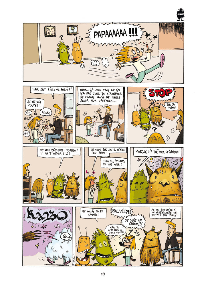 Lili et Crok le monstre - Tome 1 Même pas peur