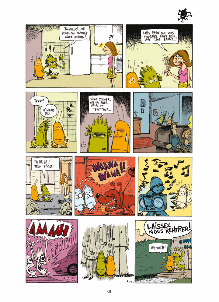 Lili et Crok le monstre - Tome 1 Même pas peur