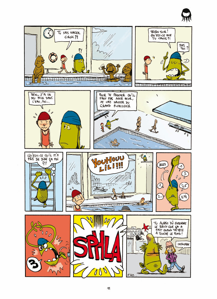 Lili et Crok le monstre - Tome 1 Même pas peur