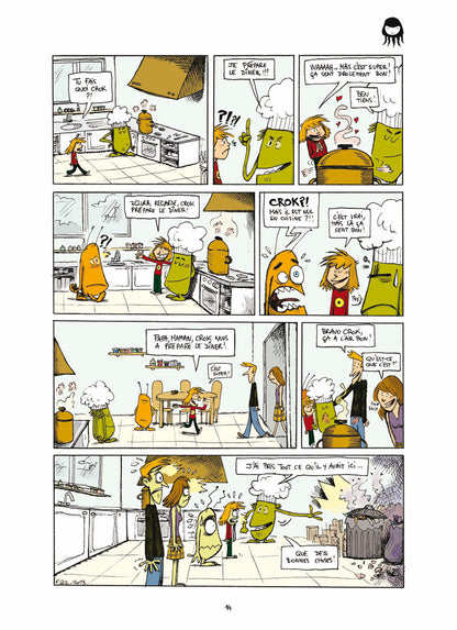 Lili et Crok le monstre - Tome 1 Même pas peur